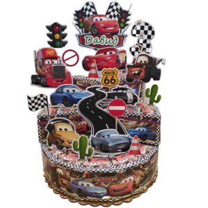 Картонена торта Количките Cars