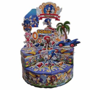 Картонена торта Соник / Sonic