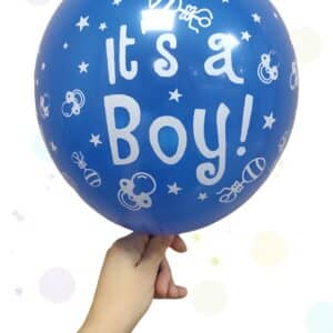 Балони "IT'S A BOY" - латекс син