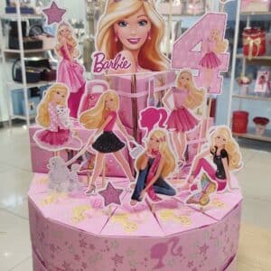 Картонена торта Барби / Barbie