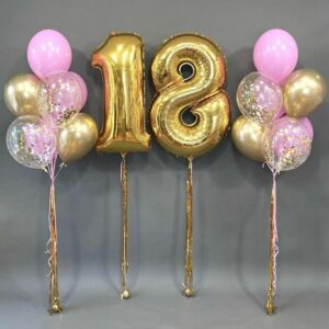 Балони цифри 18 за Рожден ден
