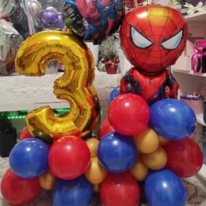 Композиция от балони с Spiderman Спайдермен