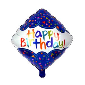 Фолиев балон - Happy Birthday квадрат