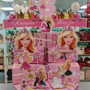 Картонена торта Барби / Barbie