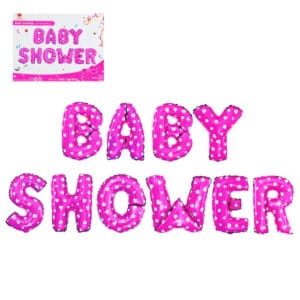Комплект балони "Baby Shower" в розово