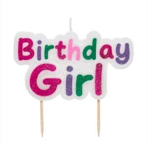 Свещичка цвета "Birthday girl"