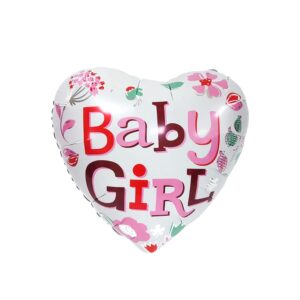 Фолиев балон "Baby Girl Сърце"