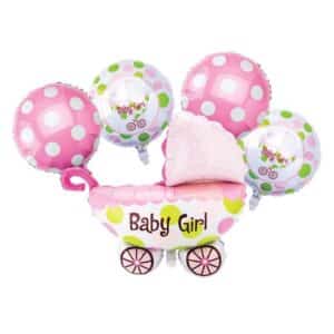 Балони сет количка "Baby girl"