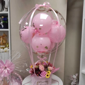 Бобо балон Pink Flower