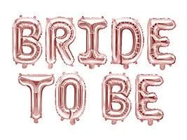 Фолиев комплект - Bride To Be розово злато