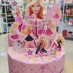 Картонена торта Барби / Barbie